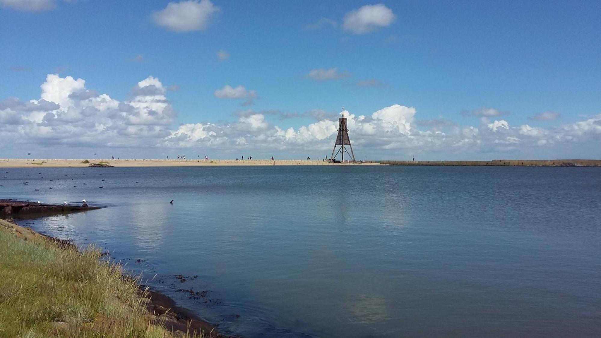 Ferienwohnung Helgoland Dorumer Neufeld Bagian luar foto